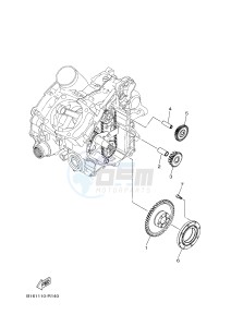 YFM700FWB YFM70KDXG KODIAK 700 (B163) drawing STARTER CLUTCH