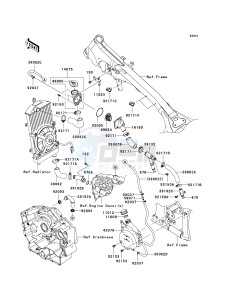 VN 900 B [VULCAN 900 CLASSIC] (6F-9F) B8F drawing WATER PIPE