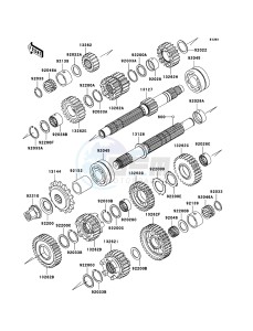 Z750S ZR750-K1H FR GB XX (EU ME A(FRICA) drawing Transmission