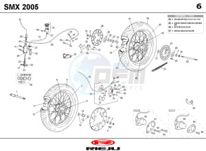 SMX-50-BLACK drawing WHEEL - BRAKES