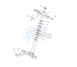 TZR 50 drawing STEERING