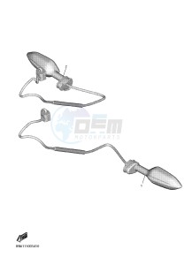 YZF-R6 YZFR6HC 600 YZF-R6 (BN61 BN62) drawing FLASHER LIGHT