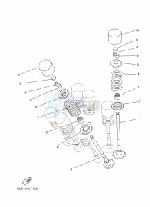 YZF320-A YZF-R3 (B2XF) drawing VALVE