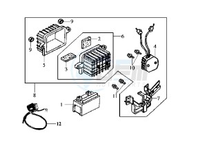 JOYRIDE EU2 - 200 cc drawing BATTERY