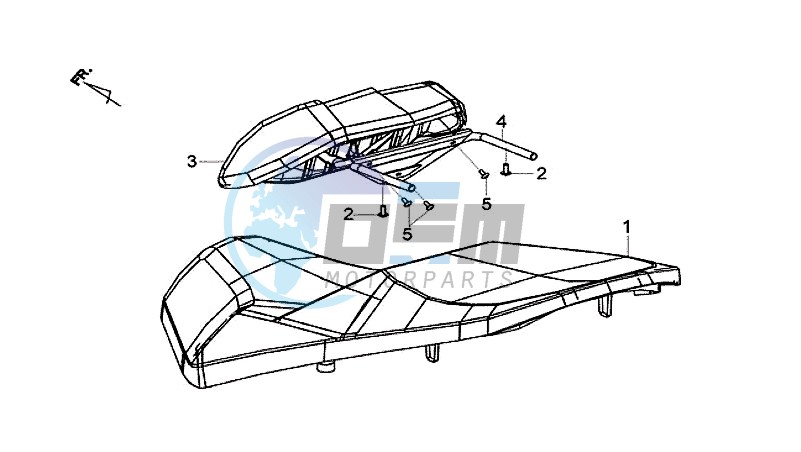 BUDDYSEAT / REAR SUPPORT /