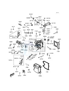 J125 ABS SC125CHF XX (EU ME A(FRICA) drawing Cylinder Head