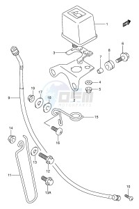 DR350 (E1) drawing TRIP METER