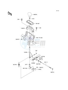 KVF 750 B (BRUTE FORCE 750 4X4I) (B6F-B7FA) B7FA drawing CONTROL