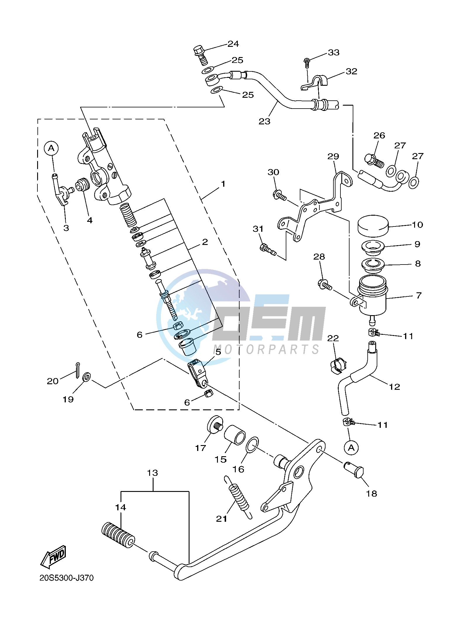 REAR MASTER CYLINDER