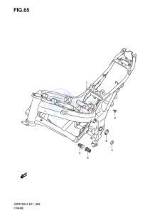 GSR750 EU drawing FRAME