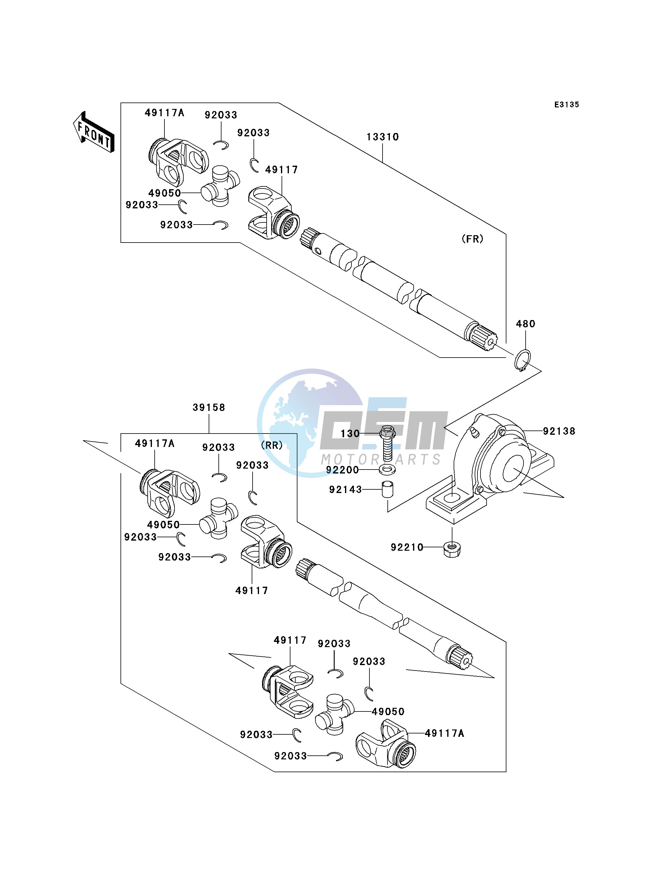 DRIVE SHAFT-PROPELLER