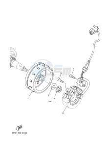 YZF125-A YZF-R125 (B5G6) drawing GENERATOR