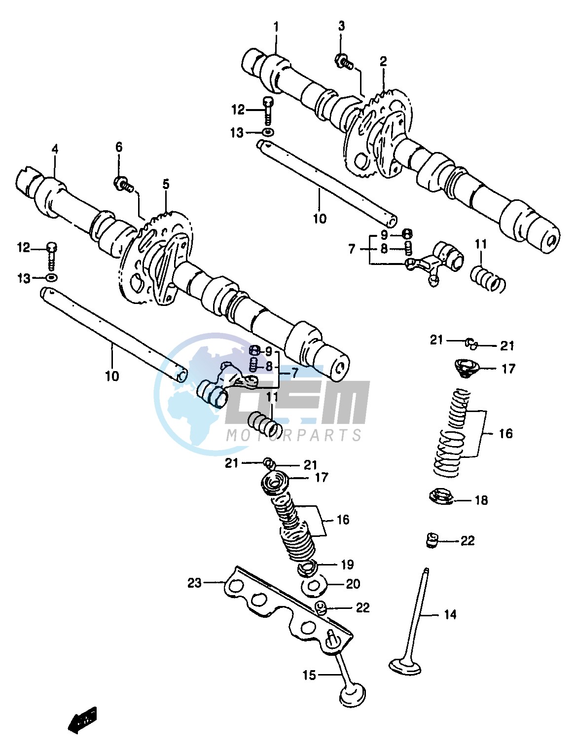 CAM SHAFT   VALVE