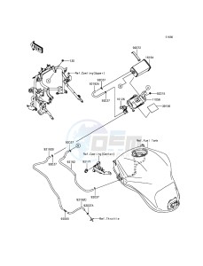 VERSYS 1000 KLZ1000BGF FR GB XX (EU ME A(FRICA) drawing Fuel Evaporative System