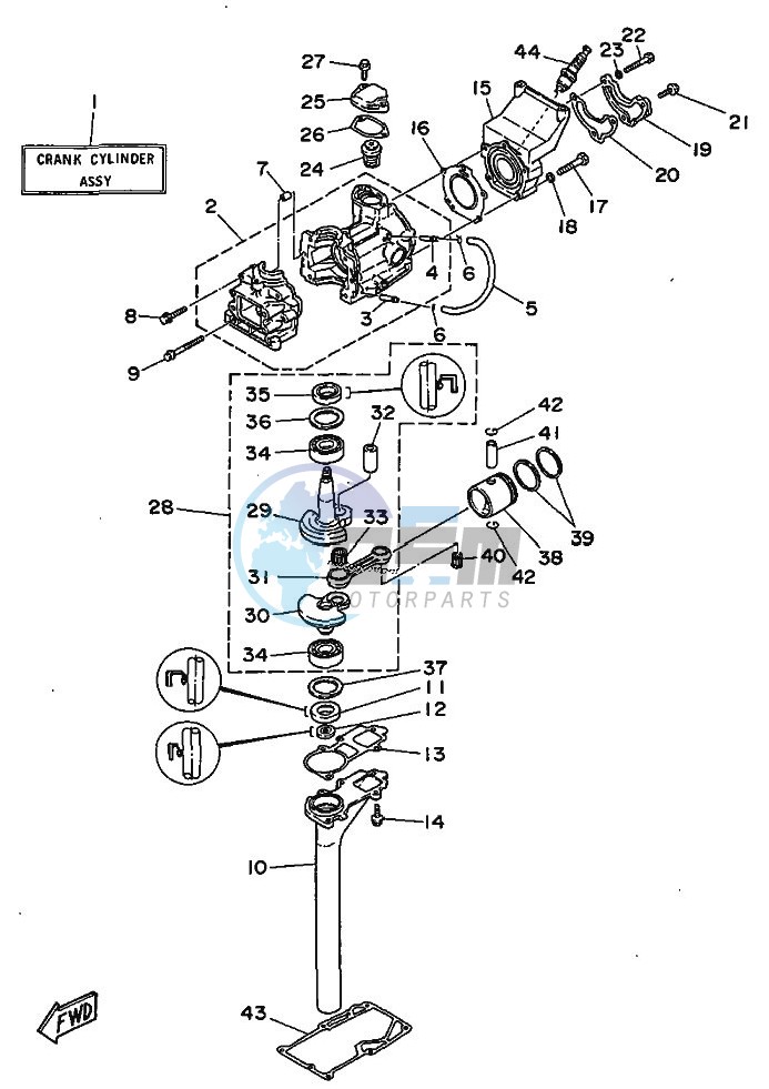 CYLINDER--CRANKCASE