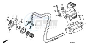 CBR600RAA Australia - (U / ABS) drawing SERVO MOTOR