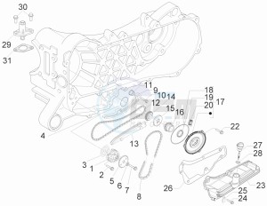 Liberty 50 4t Delivery Single disc drawing Oil pump