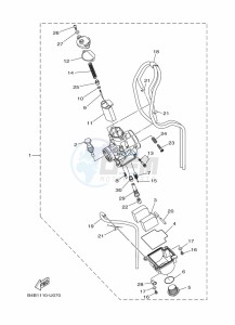 YZ85LW YZ85 (B0GB) drawing CARBURETOR