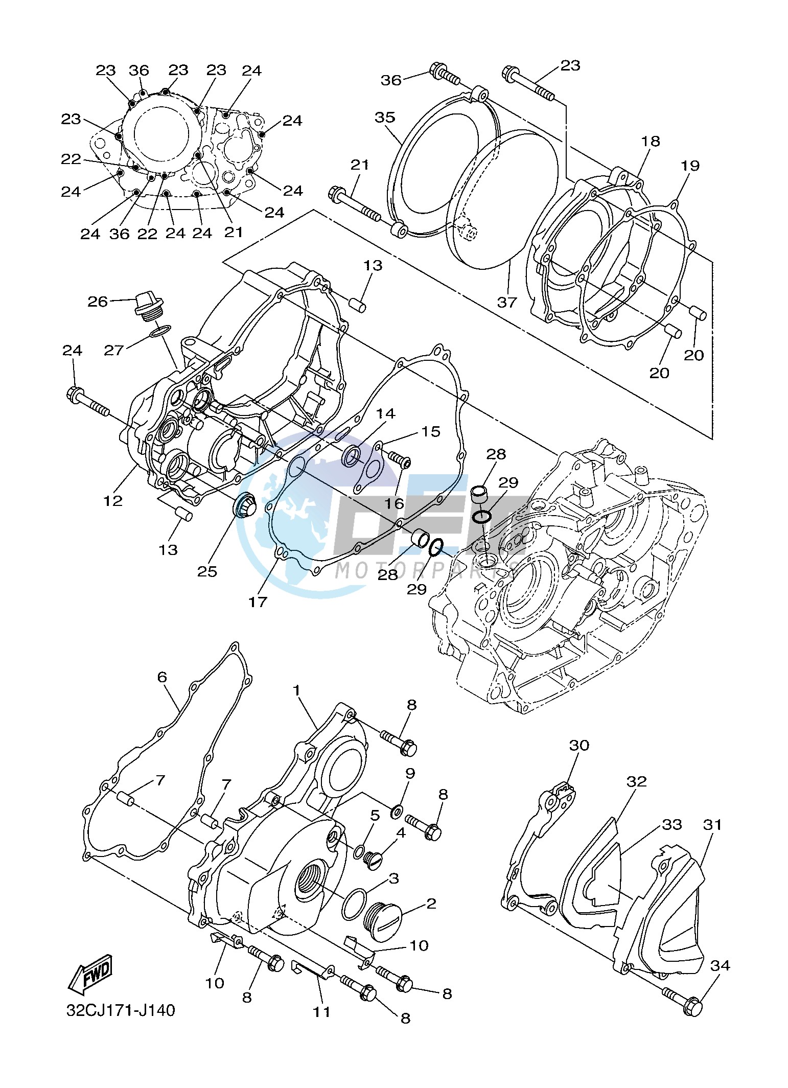 CRANKCASE COVER 1