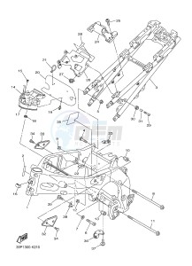 FZ8-N FZ8 (NAKED) 800 (2SH7) drawing FRAME