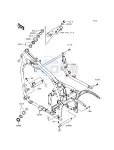 VULCAN 900 CLASSIC VN900BGF GB XX (EU ME A(FRICA) drawing Frame