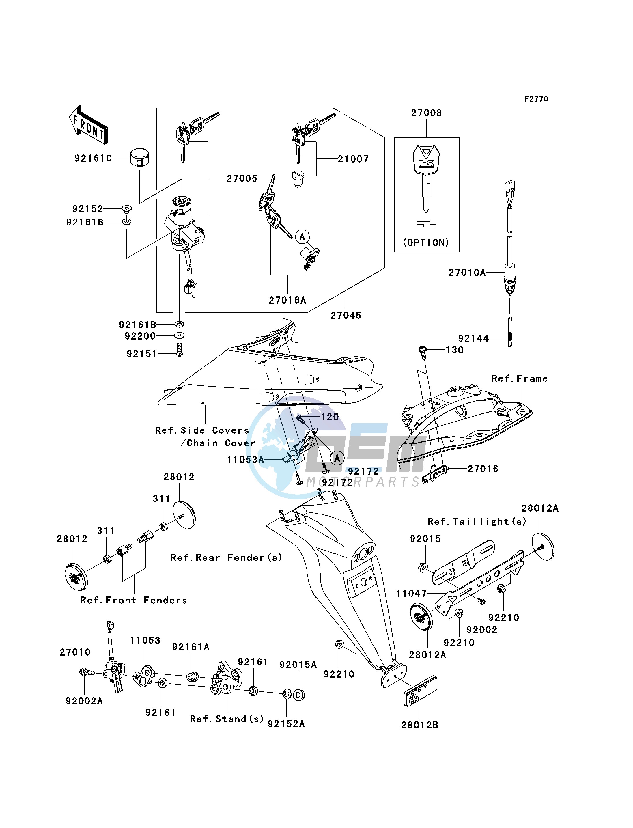 IGNITION SWITCH_LOCKS_REFLECTORS