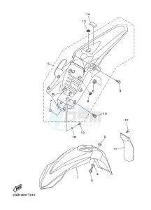 WR450F (2GCC) drawing FENDER