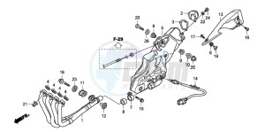 CBR1000RR drawing EXHAUST MUFFLER