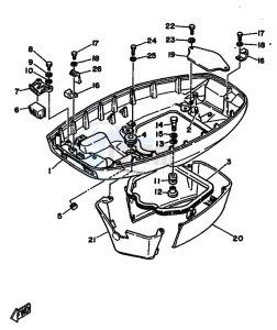 55B drawing BOTTOM-COWLING