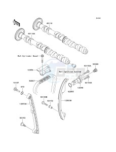 JT 1200 D [STX-12F] (D6F-D7F) D6F drawing CAMSHAFT-- S- -_TENSIONER