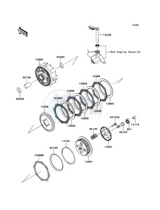 D-TRACKER_125 KLX125DDF XX (EU ME A(FRICA) drawing Clutch