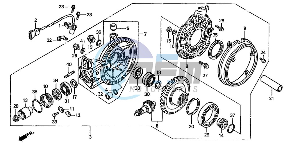 FINAL DRIVEN GEAR (ST1100AN/AP/AR)