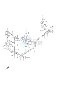 DF 25 drawing Throttle Control Non-Remote Control