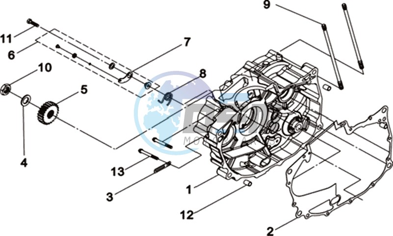 R CRANK CASE COMP