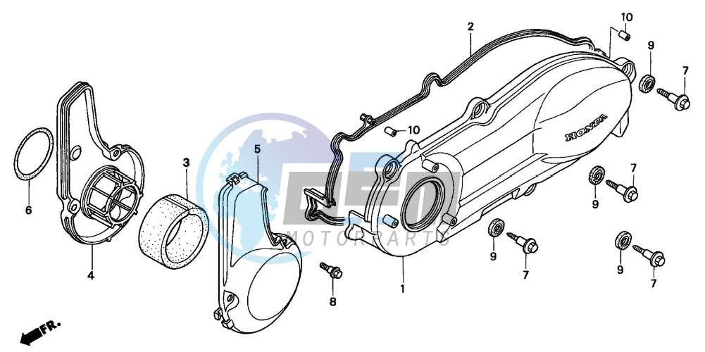 LEFT CRANKCASE COVER