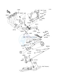 ZX 1000 M [NINJA ZX-10R] (C1) [NINJA ZX-10R] drawing MUFFLER-- S- -