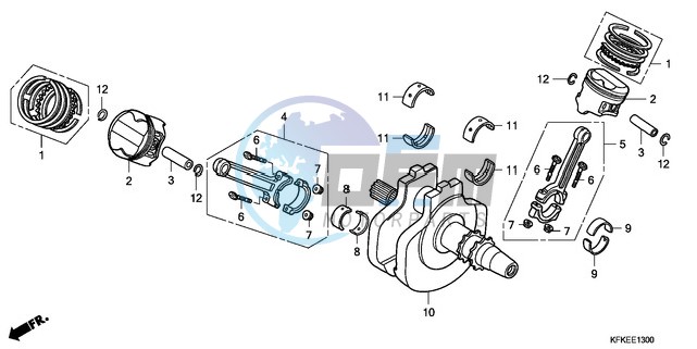 CRANKSHAFT/PISTON