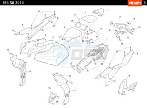 RS3-50-BLACK-FLUOR drawing REAR PLASTICS - COVERS