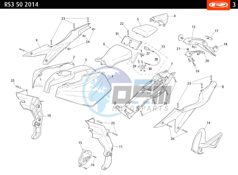 REAR PLASTICS - COVERS