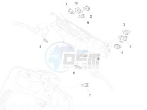 GTS 125 4T E4 ABS (EMEA) EU, GB) drawing Selectors - Switches - Buttons