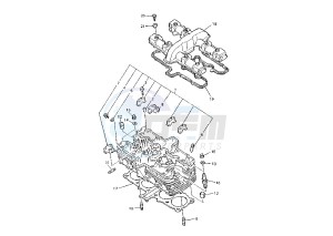 XJR-XJR SP 1300 drawing CYLINDER HEAD