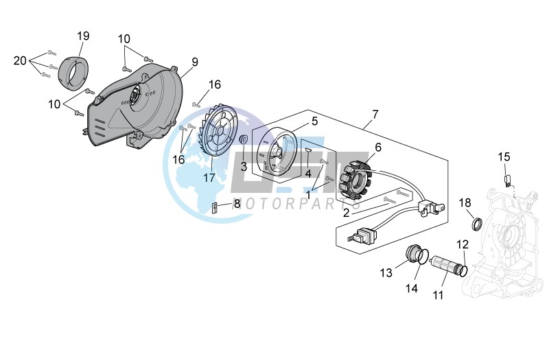 Cdi magneto assy