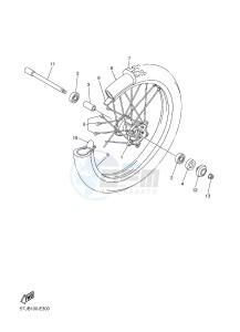 YZF-R6 600 R6 (1HCA 1HCB 1HCC) drawing FRONT WHEEL