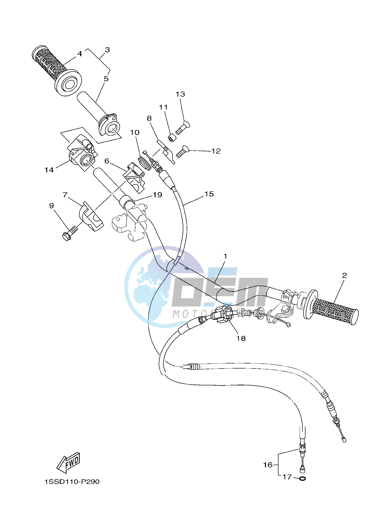 STEERING HANDLE & CABLE