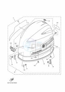 F40HET drawing FAIRING-UPPER