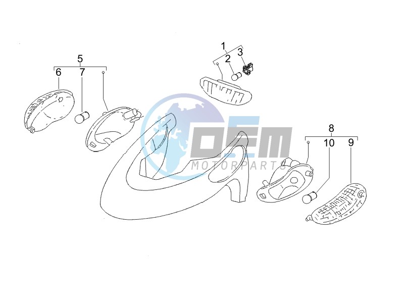 Head lamp - Turn signal lamps