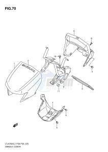 LT-A750X (P28-P33) drawing HANDLE COVER (LT-A750XZL1 P28)