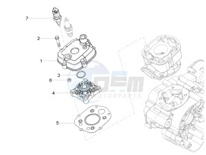 RS 50 RS4 50 2T E4 (APAC, EMEA) drawing Head cover