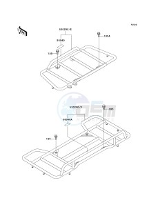 KLF 300 C [BAYOU 300 4X4] (C15-C17 C17 CAN ONLY) [BAYOU 300 4X4] drawing CARRIER-- S- -