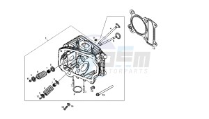 BOULEVARD - 50 CC 4T EU2 25 KM/H drawing CYLINDER HEAD